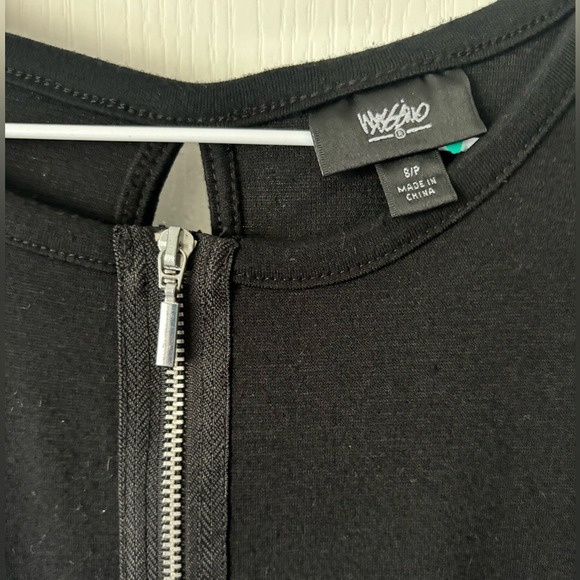 Massimo Little Black Dress with Full Zipper, Women's Small Petite - Picture 2 of 4